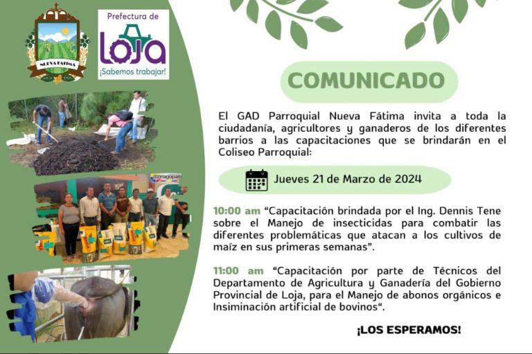 Invitación Agricultores y Ganaderos