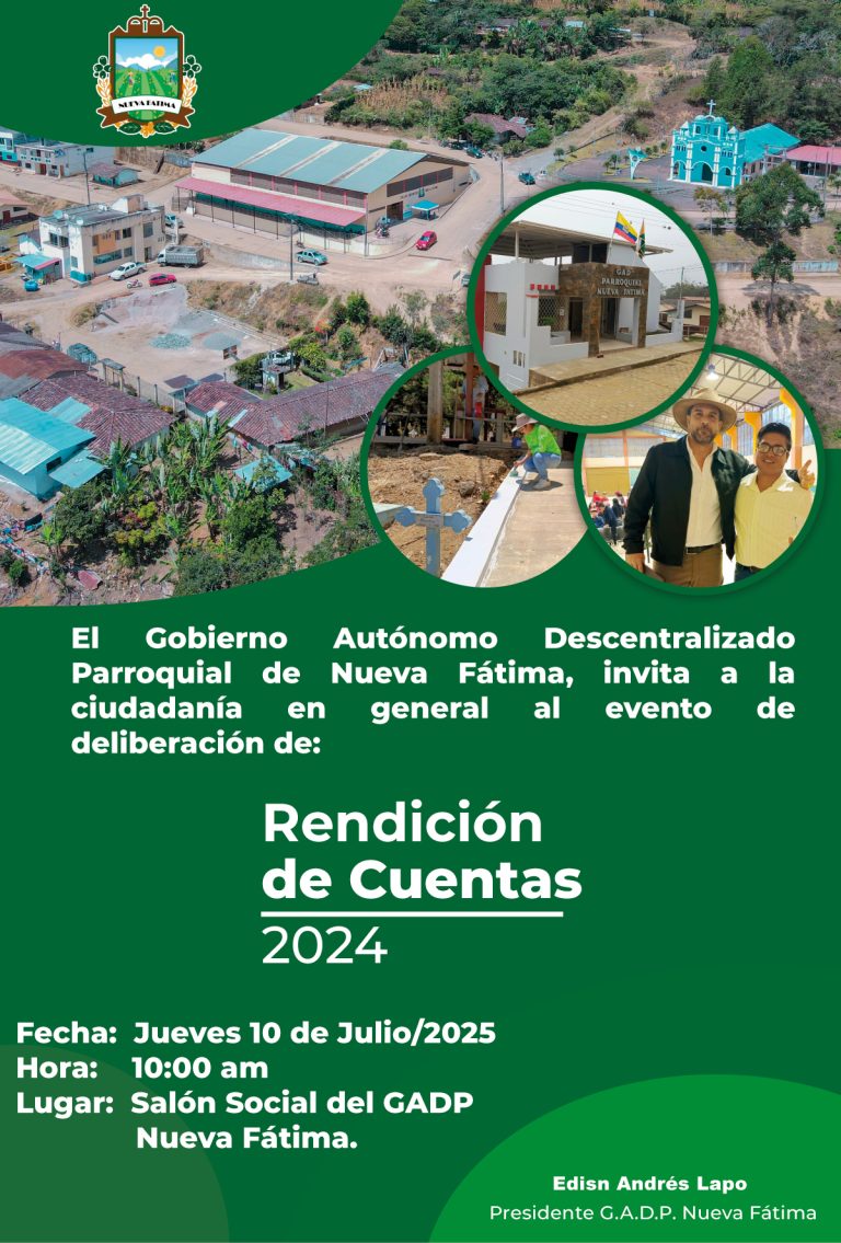iNVITACIÓN A rENDICIÓN DE cUENTAS 2024